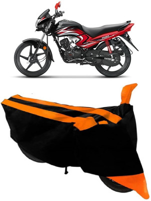 AutoRock Two Wheeler Cover for Honda(Dream Yuga, Orange)