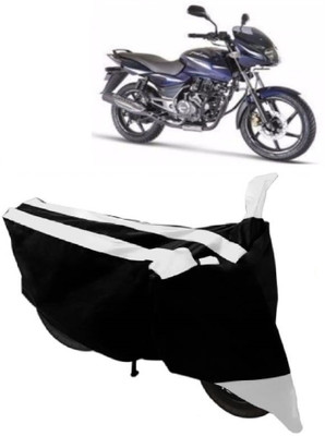 AutoKick Two Wheeler Cover for Bajaj(Pulsar 150, White)