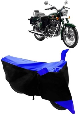 AutoKick Two Wheeler Cover for Royal Enfield(Bullet 500, Blue)