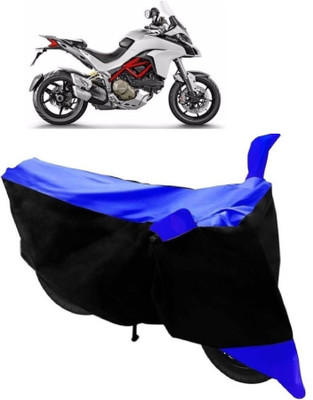 AutoKick Two Wheeler Cover for Ducati(Multistrada, Blue)