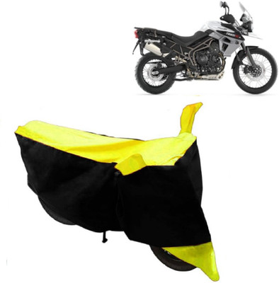 AutoKick Two Wheeler Cover for Triumph(Tiger 800 XCA, Yellow)