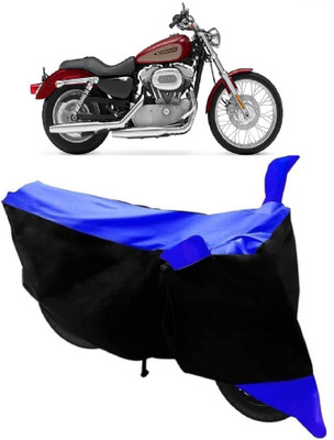 Elegance Two Wheeler Cover for Harley Davidson(XL 883, Blue)