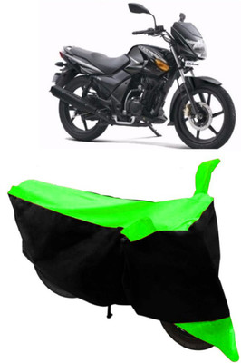 AutoKick Two Wheeler Cover for TVS(Flame DS 125, Green)