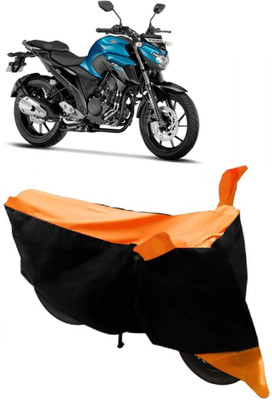 THE REAL ARV Waterproof Two Wheeler Cover for Yamaha(FZ, Orange)