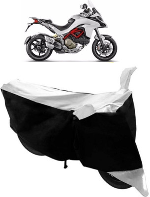 Elegance Two Wheeler Cover for Ducati(Multistrada, White)