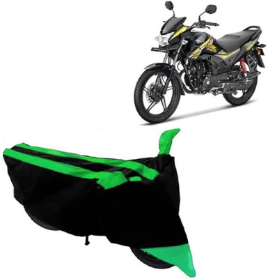AutoRock Two Wheeler Cover for Honda(CB Shine, Green)