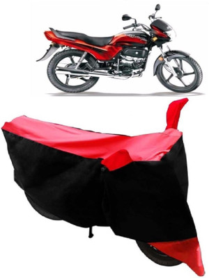 AutoKick Two Wheeler Cover for Hero(Passion Plus, Red)