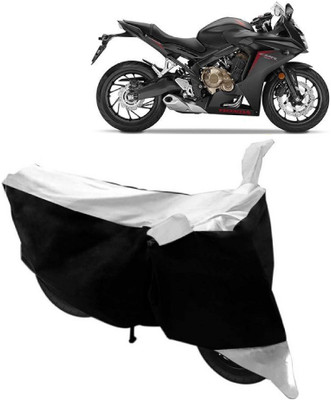 Elegance Two Wheeler Cover for Honda(CBR 650F, White)