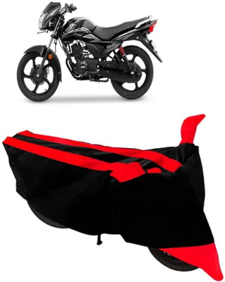 AutoRock Two Wheeler Cover for TVS(Victor New, Red)