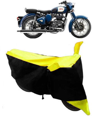 Elegance Two Wheeler Cover for Royal Enfield(Bullet 350, Yellow)