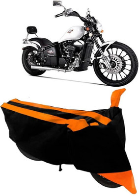 APNEK Two Wheeler Cover for FAB Regal Raptor(Bobber 350, Orange)