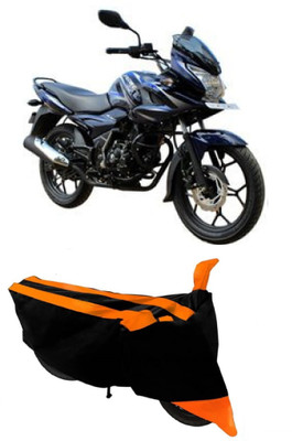 THE REAL ARV Waterproof Two Wheeler Cover for Bajaj(Discover, Orange)