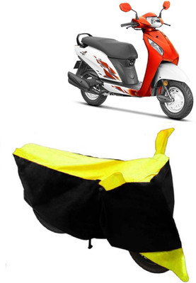 APNEK Waterproof Two Wheeler Cover for Honda(Activa i, Yellow, Black)