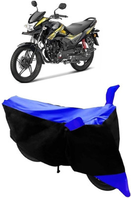AutoKick Two Wheeler Cover for Honda(CB Shine, Blue)