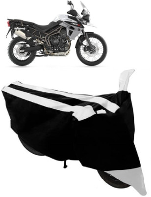 Elegance Two Wheeler Cover for Triumph(Tiger 800 XCA, White)