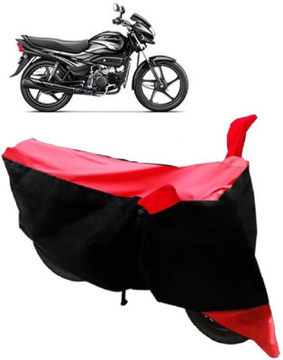 APNEK Waterproof Two Wheeler Cover for Hero(Super Splendor, Red, Black)