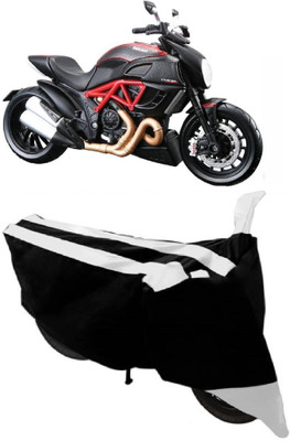 Elegance Two Wheeler Cover for Ducati(Diavel, White)