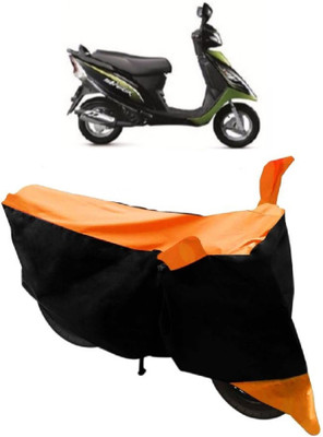AutoKick Two Wheeler Cover for TVS(Scooty Streak, Orange)