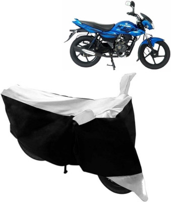 AutoKick Two Wheeler Cover for Bajaj(XCD 125cc, White)