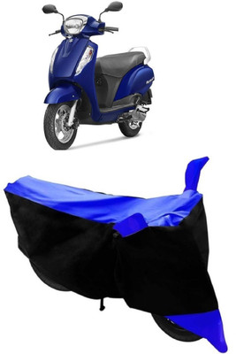 AutoKick Two Wheeler Cover for Suzuki(Access, Blue)