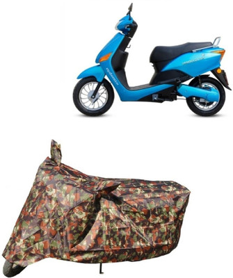Yuneik Two Wheeler Cover for Hero(Electric Optima, Multicolor)