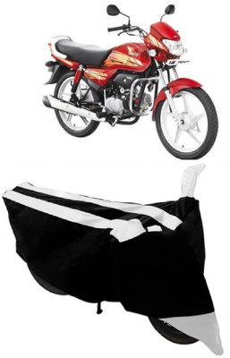 AutoKick Two Wheeler Cover for Hero(HF Deluxe, White)