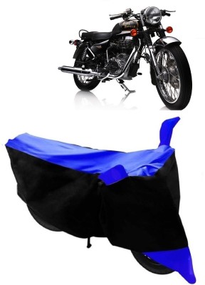 AutoRock Two Wheeler Cover for Royal Enfield(Electra Delux, Blue)