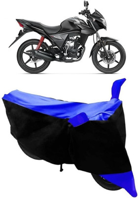 AutoKick Two Wheeler Cover for Honda(CB Twister, Blue)
