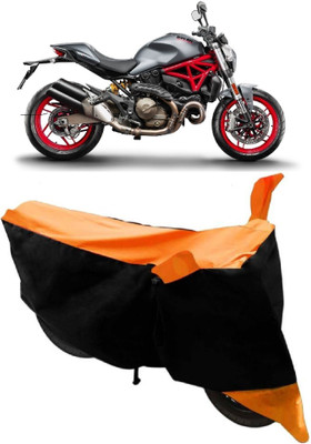 AutoKick Two Wheeler Cover for Ducati(Monster 821, Orange)