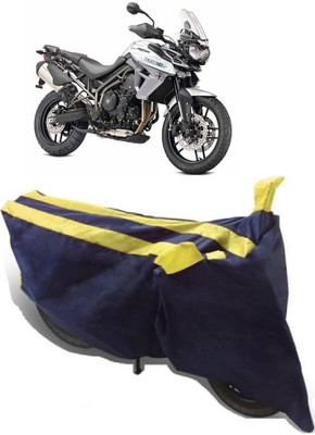 THE REAL ARV Waterproof Two Wheeler Cover for Triumph(Tiger 800 XR, Yellow)