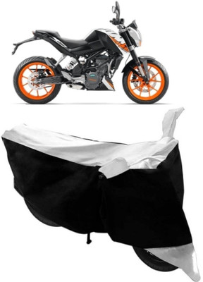 THE REAL ARV Waterproof Two Wheeler Cover for KTM(Duke 200, White)
