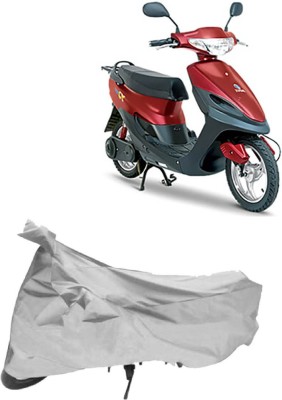 Ascension Two Wheeler Cover for Avon(E Scoot, Silver)