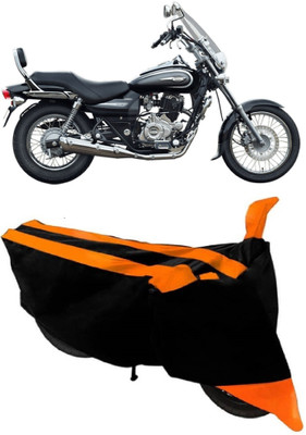 Elegance Two Wheeler Cover for Bajaj(Avenger 220 Cruise, Orange, Black)