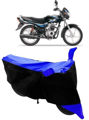 AutoRock Two Wheeler Cover for Bajaj(CT100, Blue)