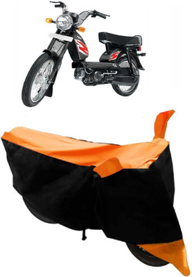 Elegance Two Wheeler Cover for TVS(Heavy Duty Super XL, Orange)
