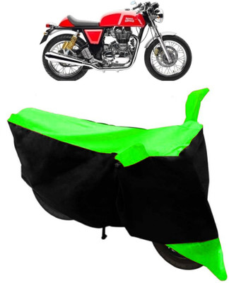 AutoRock Two Wheeler Cover for Royal Enfield(Continental GT, Green)