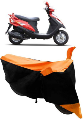 Elegance Two Wheeler Cover for Mahindra(Flyte, Orange)