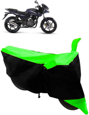 AutoRock Two Wheeler Cover for Bajaj(Pulsar 180 DTS-i, Green)