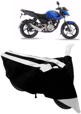 THE REAL ARV Waterproof Two Wheeler Cover for Bajaj(Pulsar, White, Black)