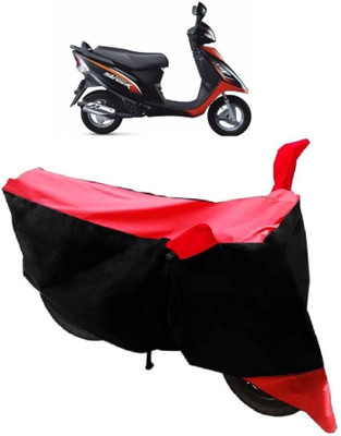 SUNONA Two Wheeler Cover for TVS(Streek, Red, Black)
