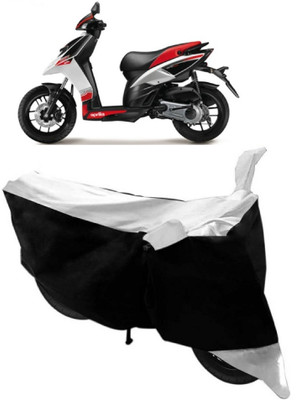 AutoKick Two Wheeler Cover for Aprilia(SR 125, White)