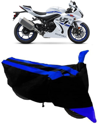AutoKick Two Wheeler Cover for Suzuki(GSX, Blue)