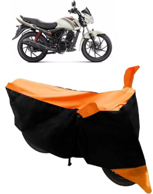 THE REAL ARV Waterproof Two Wheeler Cover for Suzuki(Sling, Orange)