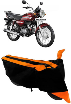 APNEK Two Wheeler Cover for Hero(HF Dawn, Orange)