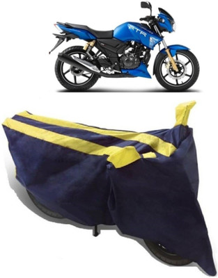 AutoRock Two Wheeler Cover for TVS(Apache, Yellow)