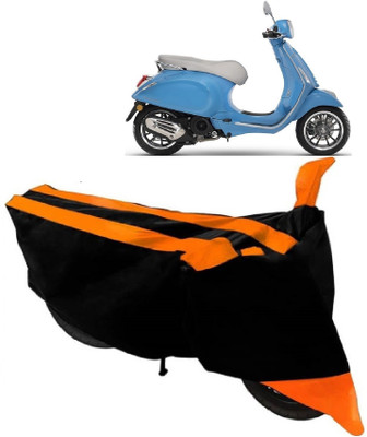 Elegance Two Wheeler Cover for Piaggio(Vespa, Orange)