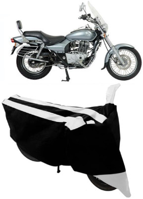 AutoRock Two Wheeler Cover for Bajaj(Avenger 220 DTS-i, White)