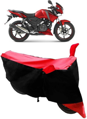 AutoKick Two Wheeler Cover for TVS(Apache RTR 160, Red)