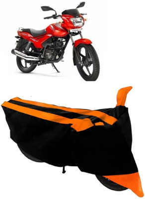 THE REAL ARV Waterproof Two Wheeler Cover for TVS(Star, Orange)