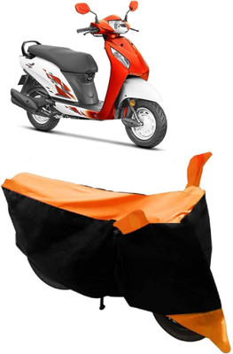 Elegance Two Wheeler Cover for Honda(Activa i, Orange)